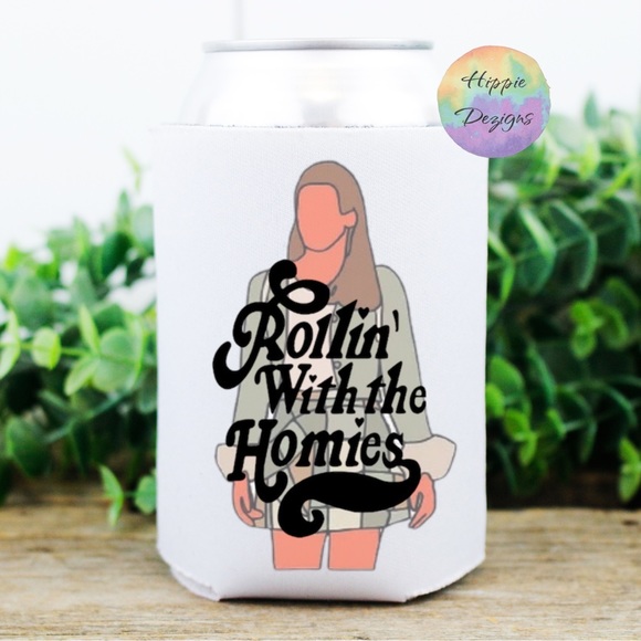 Hand Crafted Accessories - Clueless Chillin With My Homies Can Cooler Koozie